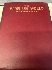 THE WIRELESS WORLD AND RADIO REVIEW VOLUME 25 JULY-DECEMBER 1929 RARE VINTAGE