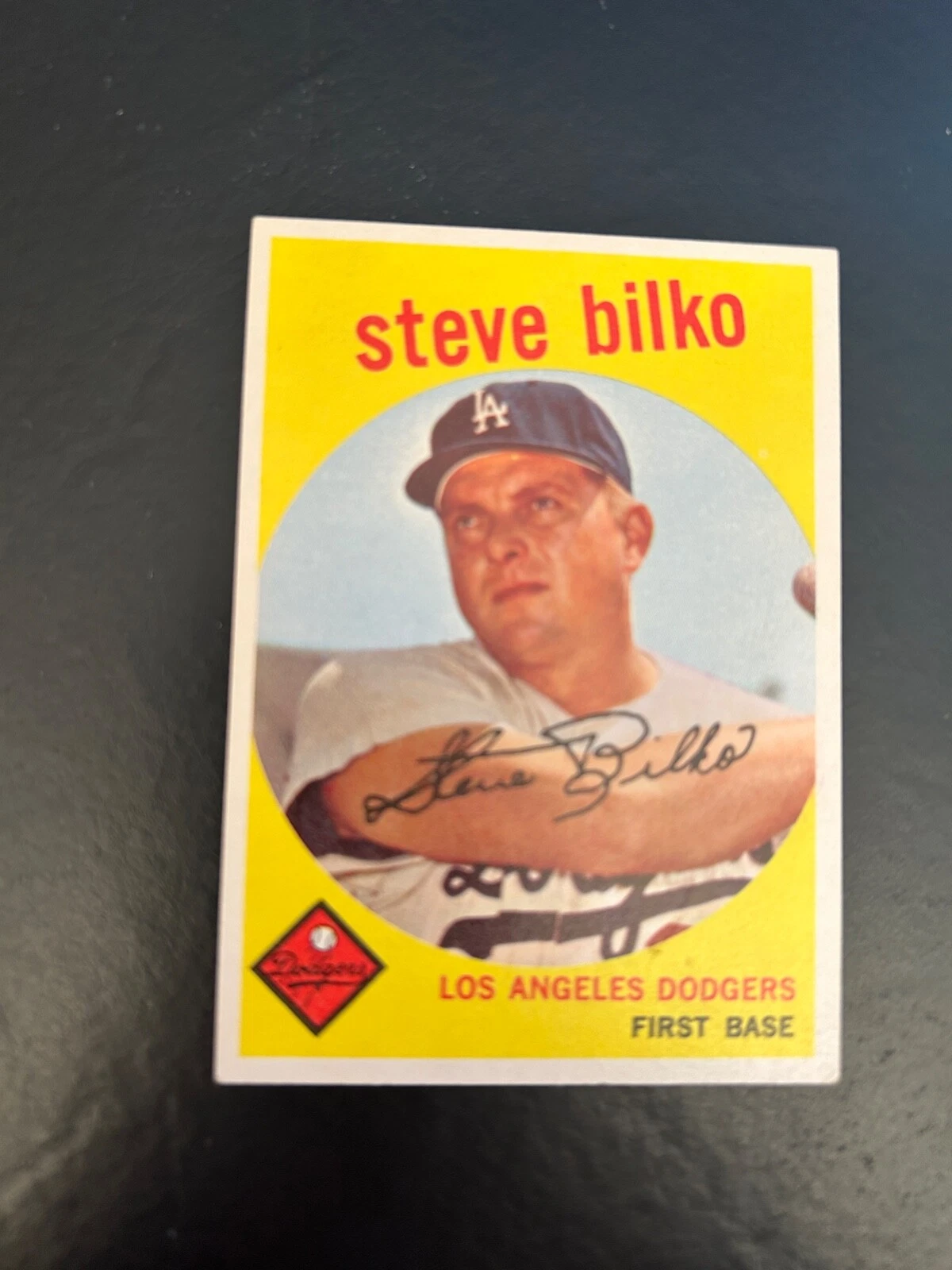 Steve Bilko trading card