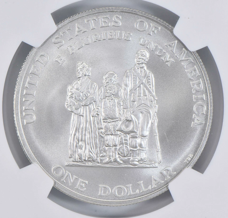 1998 S Black Patriots Commemorative Silver Dollar NGC MS70 - Image 4 of 4
