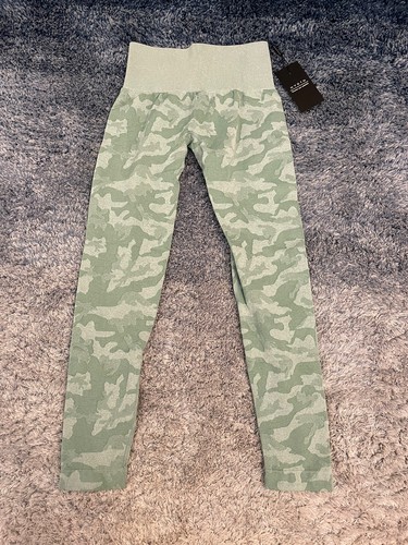 NWT Size Small NVGTN Sage Green Camo Seamless Leggings | eBay