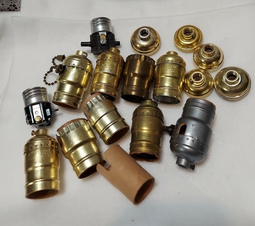 Vintage Light Socket Lot Of 11 (includes GE /Eagle/Gem/Leviton)+more | eBay