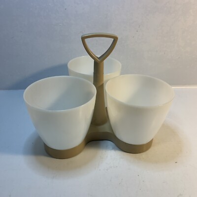 TUPPERWARE 757-3 CONDIMENT CADDY STAND Almond Color Replacement