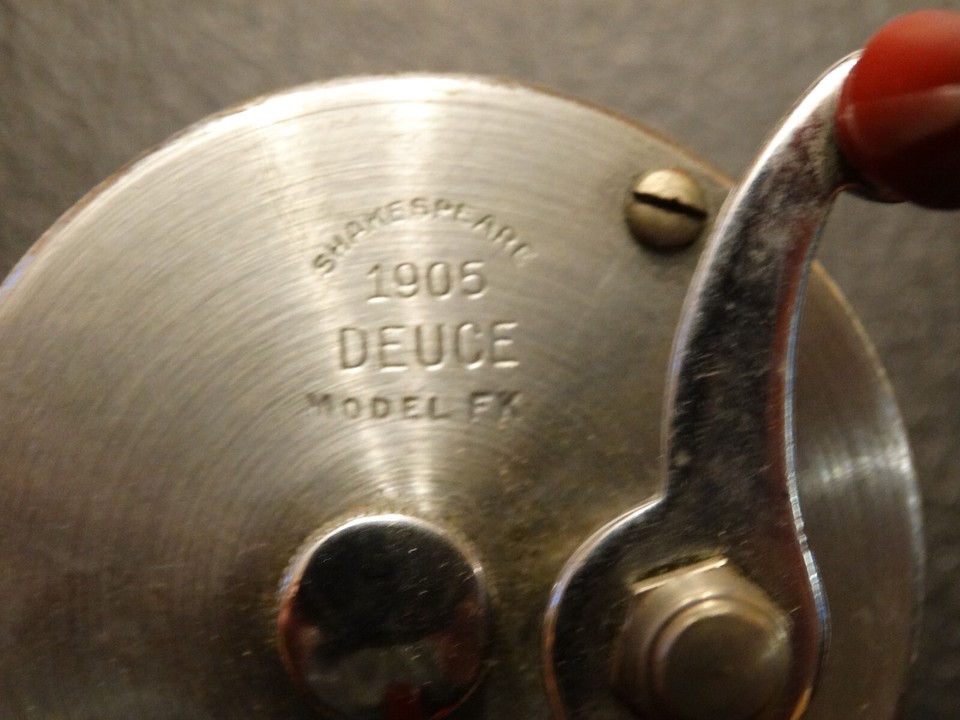 Moulinet De Pêche Vintage Shakespeare Deuce 1905 FK – Niveau Vent, USA