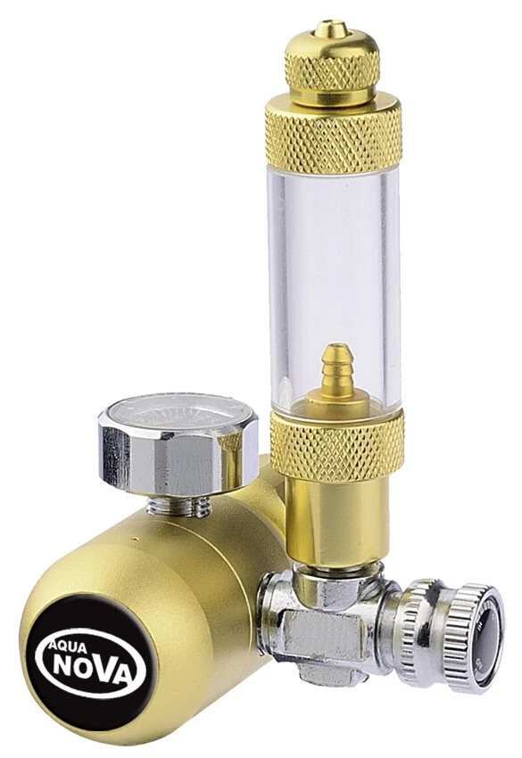 Aquarium - CO2 Druckminderer Gold von AquaNova Präzisionsdruckregler
