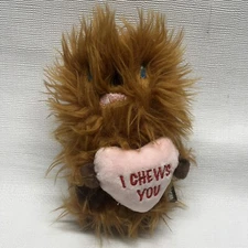 Fetch For Pets Star Wars Chewbacca I Chews You Squeaky Dog Toy Valentine’s Gift
