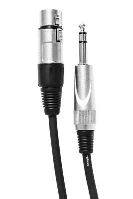 Stagg 6M/10Ft Audio Dl Stereo Plug-XLR Female