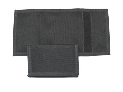 Portafoglio Trifold 600D Nylon con 6 Tasche per Carte di Credito - Nero - Foto 5 di 5