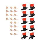 10 x 1/4" In-Line Straight Fuel Gas SHUT-OFF / CUT-OFF VALVES Lawn Mower
