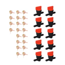 10 x 1/4" In-Line Straight Fuel Gas SHUT-OFF / CUT-OFF VALVES Lawn Mower