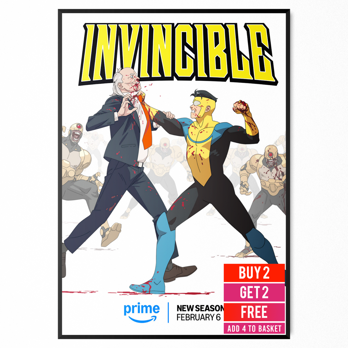 Invincible Tv Superhero Show Amazon Prime Invincible Tv New Prime