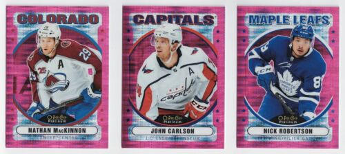 2021-22 O-Pee-Chee OPC Platinum Retro Pink Pulsar #R-1 to R-100 Pick from List - 第 1/1 張圖片