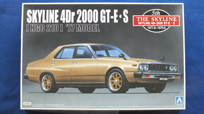 1977 - Nissan Skyline 4Dr 2000 GT-E - Aoshima 1:24