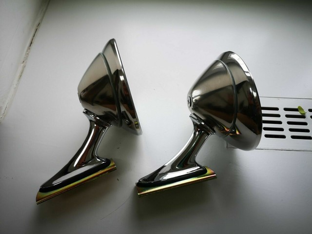 Datsun 240z Side Mirrors FOR Nissan Datsun 240Z S30 Z432R 1970-1973 Black Fender Mount Side