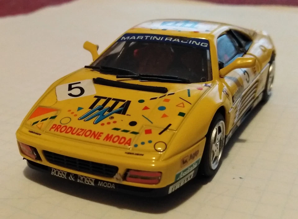 BANG 1:43 FERRARI 458 CHALLENGE 1993 PAOLO ROSSI NO BOX - Immagine 2 di 4