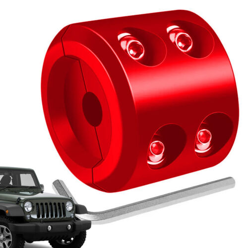 ATV UTV Winch Cable Hook Stopper Rubber Rope Line Waterproof Heavy Rope Hook
