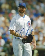 Scott Feldman Autographed 8x10 Chicago Cubs Free Shipping #S707