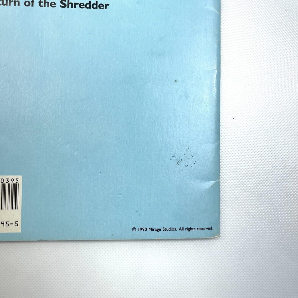 Teenage Mutant Ninja Turtles Storybook 1990 Return of the Shredder