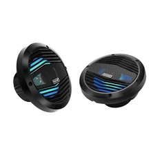 Recoil M3-65B 6.5 Inch 4Ohm 2-Way Marine Boat Coaxial Speakers, Max 140 Watts