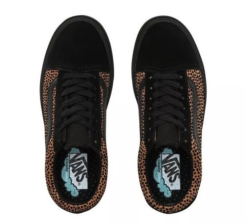 vans cheetah black