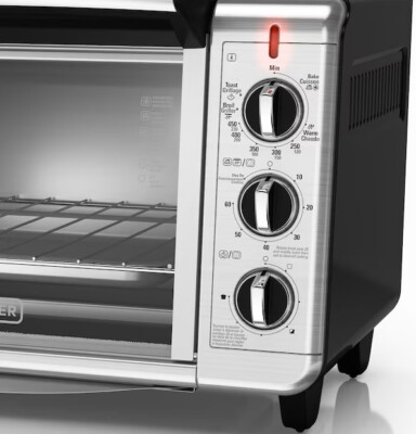 BLACK+DECKER TO3230SBD 6-Slice Convection Countertop Toaster Oven