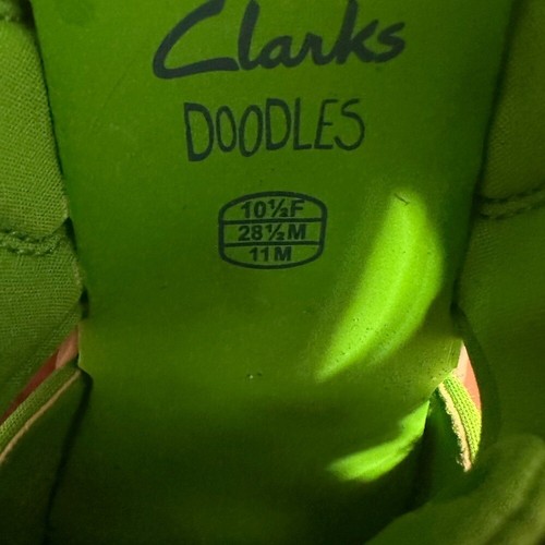 CLARKS BEACH MATE BOYS BLUE COMBI SYNTHETIC SANDALS UK SIZE 10.5 F KIDS. - Picture 7 of 7