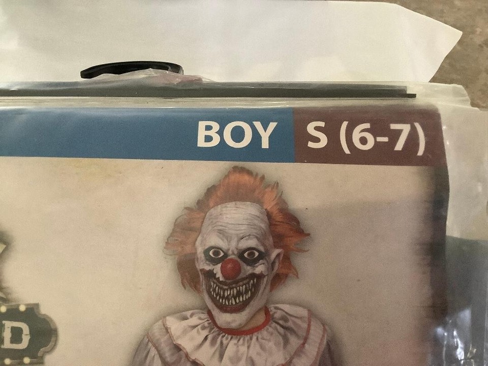 Twisted Clown Halloween Costume child size s 67 eBay