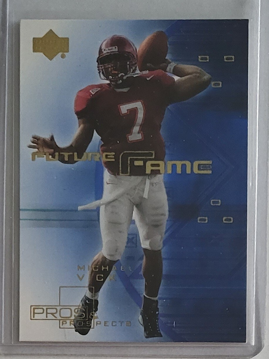 2001 Upper Deck Pros and Prospects Future Fame #F1 Michael Vick Virginia Tech 