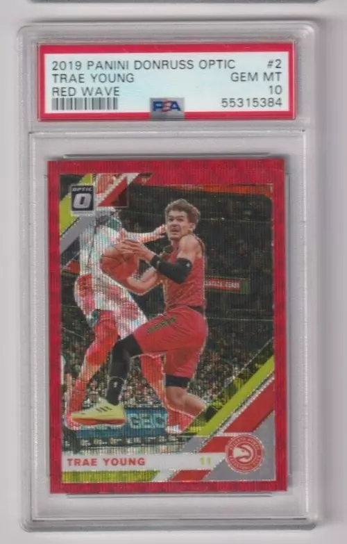 2019 Optic Prizm NBA Trey Young PSA 10-