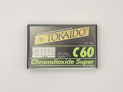 Tokaido blank cassette tape Chromdioxide Super C60 - CrO2 Studio Quality