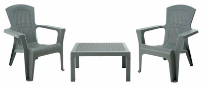 Argos Home Baltimore 2 Seater Bistro Set - Light Grey | eBay