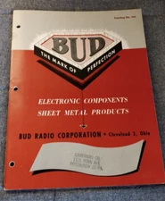 1960s ~ BUD Radio Inc.  ~ Catalog No. 154 ~ Electronic Industrial Equipment