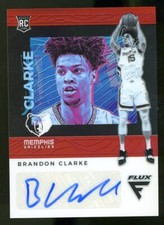 2019-20 Panini Chronicles Flux Red BRANDON CLARKE Auto/Autograph Rookie RC