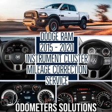 FIT DODGE RAM 2015-22 Instrument Cluster Mileage Correction Programming Service