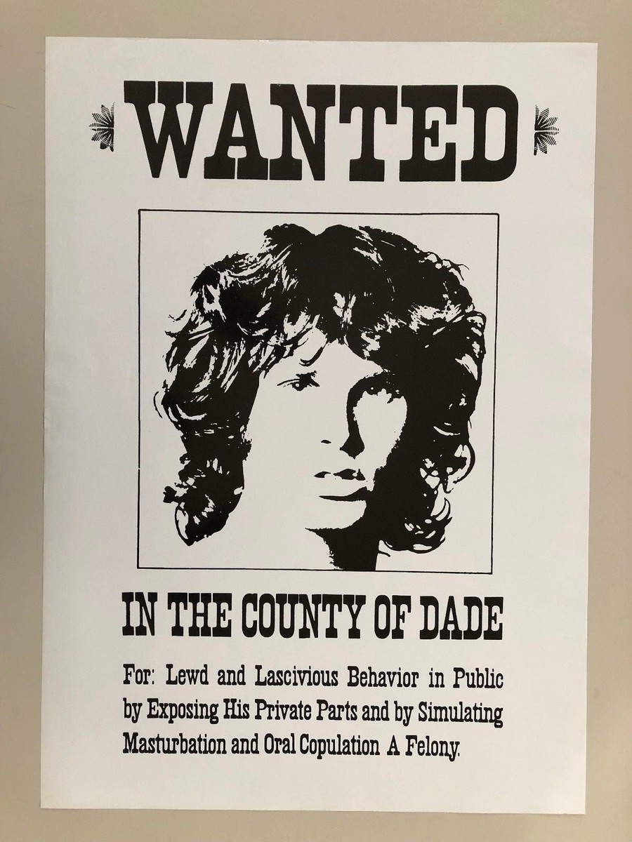 JIM MORRISON,'WANTED' RARE 1990's POSTER | eBay