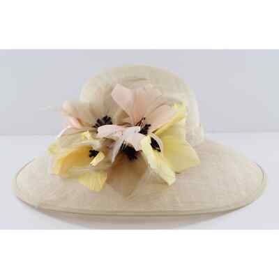 Bellissima Spring Summer Easter Church Wedding Derby Hat  display picture 2