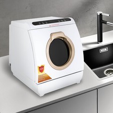 3-in-1 Portable Countertop Dishwasher Air Drying 5 Programs w/ 7L Water Tank NEW