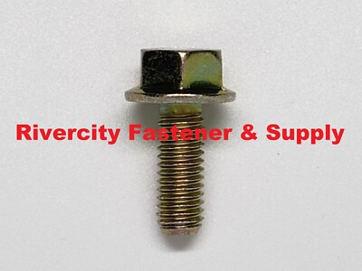 #ad 100 M6 1.0x16 Flange Bolts 6mm x 16mm Grade 10.9 DIN 6921 M6x1.0 x 16 Screws $30.99