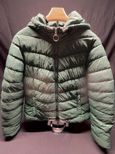 Steve Madden Green Hooded Packable Puffer Coat Size Large