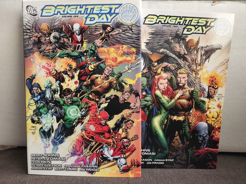 Brightest Day Darkest Night TPB 4 Book Lot