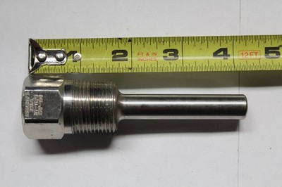 ASHCROFT 316/L HT-1TP3 EMP-158 STAINLESS STEEL Thermowell SHAFT 