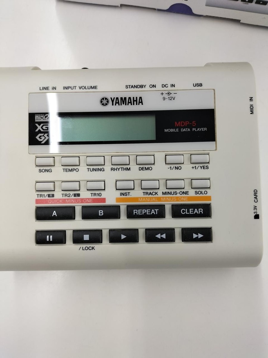 YAMAHA MDP-5 Mobile Data Player Smart Media Standard MIDI AWM