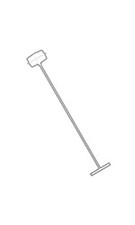 SSWBasics Economy 2 inch Fine Fabric Clear Tagging Fasteners