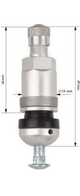 Aluminiumventil für OEM Huf/Aligator TPMS Sensor RDKS Service-Kit Aluventil
