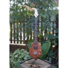 Wood Electric Harp Musical Phin Mandolin Crafts Thai 3 String 17 Frets Guitar