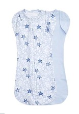 NUOVO CLEARANCE Aden & Anais Blue Twinkling Stars confezione da 2 fasce aderenti 0-3 m prezzo al pubblico £ 32