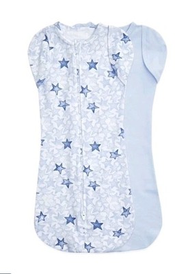 NEU AUSVERKAUF Aden & Anais Blue Twinkling Stars 2er Pack Snug Swaddles 0-3m UVP 32 