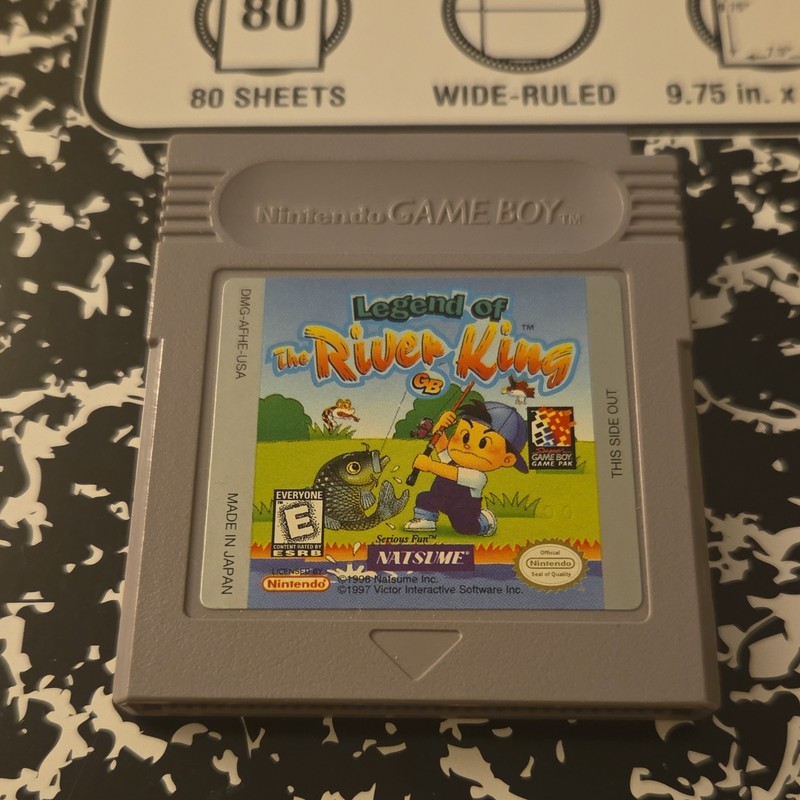 Natsume Legend of the River King GB Nintendo Game Boy - Tested/Workin Cartridge