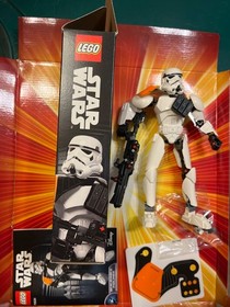 🔥 LEGO Disney STAR WARS STRORMTROOPER COMMANDER 75531 9.6" 24.5cm 💯% COMPLETE
