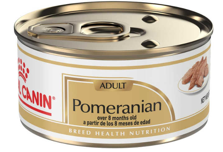 Royal Canin Breed Health Nutrition Pomeranian Adult Loaf in Sauce Canned Dog