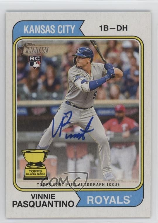 2023 Topps Heritage Real One Auto Vinnie Pasquantino #ROA-VP Auto 1n3p